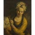 thumbnail image 3 of Francesco Zugno 15x18 Black Modern Framed Museum Art Print Titled - The Milliner, 3 of 5