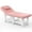 Pink, variant on Holaki Portable & Foldable Stationary Massage Bed with Open-Chest & Headrest, Metal Frame PU Leather Heavy Duty Physical Therapy Table, Medical Spa Treatment Table, 75" x 31.5", 700LBS, Pink