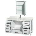 thumbnail image 6 of Wyndham Collection Wcs141460s-Qtz-Unsmed Sheffield 60" Free Standing Single Basin Vanity, 6 of 7