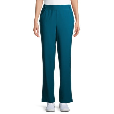 

ClimateRight by Cuddl Duds Modern Fit Straight-Leg Flat Front Scrub Pant (Women s Petite) 1 Count 1 Pack