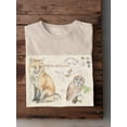 thumbnail image 3 of Wildlife Journal Fox T-Shirt Men -Jennifer Paxton Parker Designs, Male Small, 3 of 4