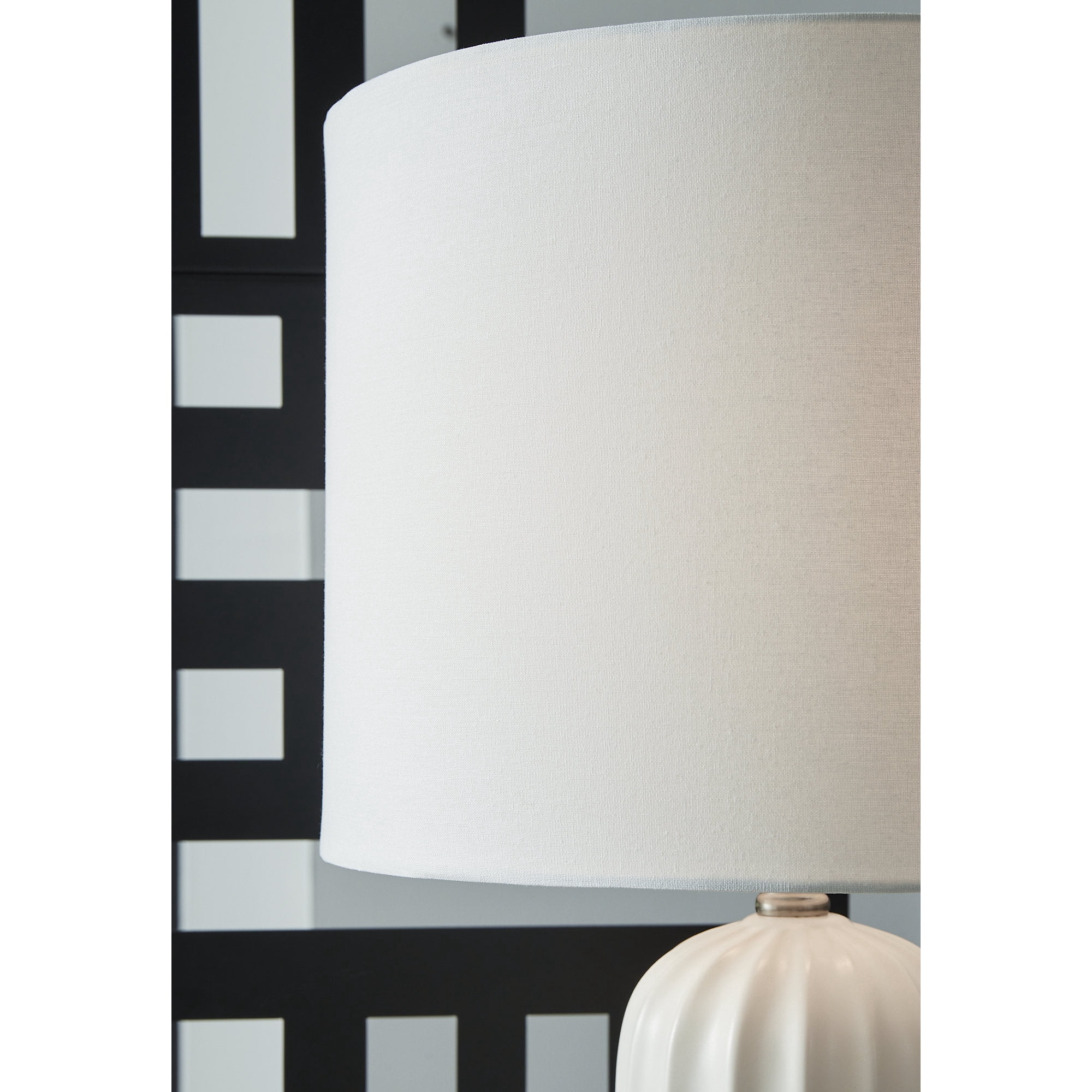 Signature Design by Ashley Contemporary Clarkland Table Lamp (Set of 2)  White