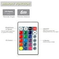 thumbnail image 2 of 10W LEDs Recessed Lighting Downlight with IR Remote Control 16 Color & 4 Flashing Modes Dimmable RGBW Color Changing Floodlight Ceiling Light, 2 of 7