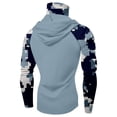 thumbnail image 3 of APEXFWDT Men's Performance Fishing Hoodie Sun Shirt with Mask Big&Tall UPF 50+ Sun Protection Long Sleeve Shirts with Neck Gaiter,S,Black, 3 of 4