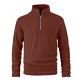 thumbnail image 1 of cfhntfmh Quarter Zip Pullover Men Soft Long Sleeve Collared Golf Pullover Sports 1/4 Zip Pullover Mens Sweatshirt, 1 of 5