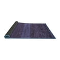 thumbnail image 2 of Ahgly Company Indoor Round Abstract Blue Modern Area Rugs, 8' Round, 2 of 4