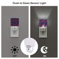 thumbnail image 2 of KLL Hot Cocoa Snowflake Mittens for Night Lights,Auto Sensor Night Lamp Plug in Night Light with Dusk-to-Dawn Light Sensor LED Nightlightfor Adults & Kids Room/Bedroom/Hallway, 2 of 7