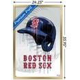 thumbnail image 3 of MLB Boston Red Sox - Drip Helmet 20 Wall Poster, 22.375" x 34", Framed, 3 of 3