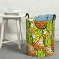 thumbnail image 5 of Goofa Tropical Summer Fruit Printed Circular Hamper,Laundry Basket with Handles,Storage Baskets Foldable,Large Capacity Laundry Hamper-Medium, 5 of 8