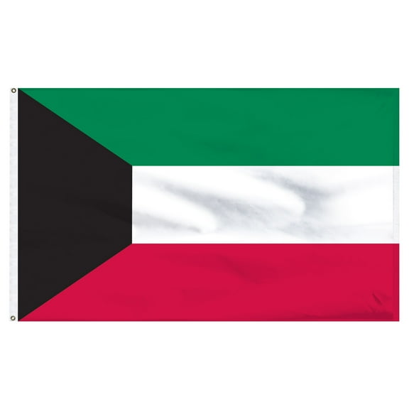 kuwait 5ft x 8ft nylon flag