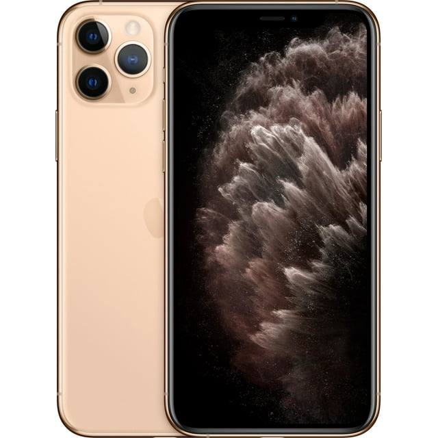 Refurbished Apple iPhone 11 Pro 4G - 64GB – Matte Gold – 12MP Triple Rear & 12MP Front Camera - Fully Unlocked Smartphone - Excellent Condition