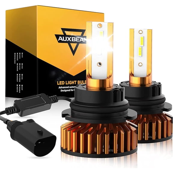 Auxbeam F2 Series 9007 LED Headlight Bulb, 52W, 6500K Cool White