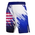 thumbnail image 2 of Raven Fightwear Men's Valor USA MMA Shorts BJJ Blue, 2 of 3