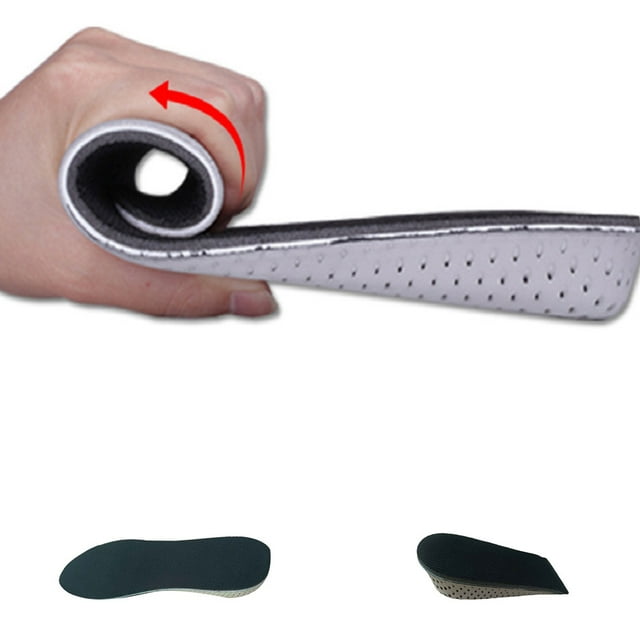 1 Paire Femmes Hommes insert d'Augmentation de Hauteur; Semelles Intérieures pour Chaussures Femmes Inserts de Levage de Talon en EVA, Demi, 3cm