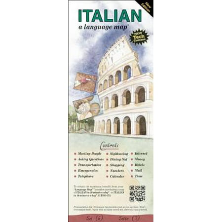 Italian a Language Map : Quick Reference Phrase Guide for Beginning and Advanced Use. Words and Phrases in English, Italian, and Phonetics for Easy Pronunciation. Italian Language at Your Fingertips for Travel and Communicating. Publisher: Bilingual Books,