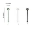 thumbnail image 1 of Maoww Model Train Lamppost with Ladder Courtyard Decorations LED Railway Light Two-Heads Track Lamp Table Scenery Accessories Black (White Light), 1 of 9