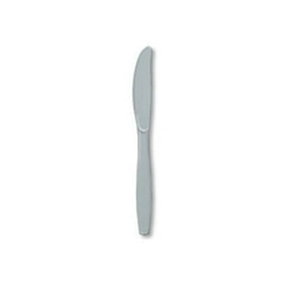 Silver Metallic Plastic Knives 600 Ct.