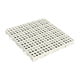 thumbnail image 1 of Plataforma de carga de supermercado con rejilla transpirable e impermeable para palés de polipropileno, almohadilla de ventilación para cocinas, áticos y otros espacios. 30 cm x 30 cm x 3 cm, 1 of 8