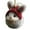 Rabbit, variant on 1Pcs Furry Animal Christmas Ornaments, 2D Acrylic Cute Animal Creature Decor with Red Hats & Gold Bows, Rustic Family Christmas Tree Decoration Set