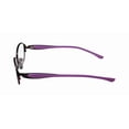 thumbnail image 4 of NEW LIGHTEC 7039L WOMENS/LADIES DESIGNER FULL-RIM PLUM / PURPLE FRAME DEMO LENSES 50-15-135 FLEXIBLE HINGES EYEGLASSES/EYEWEAR, 4 of 9