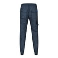 thumbnail image 4 of Ketyyh-chn99 Baggy Cargo Pants Men Fitness Pants Work Wear Combat Safety Cargo Pocket Full Pants Gray,L, 4 of 5