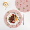 thumbnail image 4 of Trivets for Hot Dishes 15 Inches Hot Pads 3 Pcs Heat Resistant Mats for Countertop Polyester Cord Braiding Durable and Absorbent，Applicable to Kitchen Decor High Detail, 4 of 6