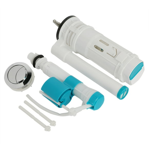 Replacement One Piece Toilet Fill Valve Drain Flush Valve Button Kit Bathroom Accessories
