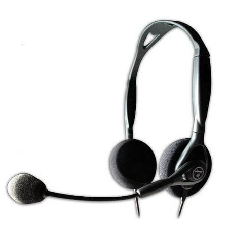 Andrea NC-125 Cost Effective Noise Canceling Stereo Headset with dual 3.5mm