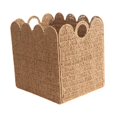 thumbnail image 3 of Cesta de Almacenamiento Decorativa con Diseño Trenzado Organizador Portátil para Guardar Objetos Pequeños Y Accesorios Contenedor para Baño Y Dormitor, 3 of 9