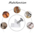 thumbnail image 3 of Drawer Supports, 100 Pieces Repair Shims With Plastic Screws For Fixing Sagging Furniture Chest Drawer Bottom, 3 of 4