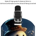 thumbnail image 4 of Square 2Pack PU Leather Christmas Snowman Cruise Luggage Tag with Privacy Cover and Name ID Tag for Travel Handbags Backpacks Luggage Tags, 4 of 6
