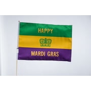 Way To Celebrate Mardi Gras Flag Décor Accessory