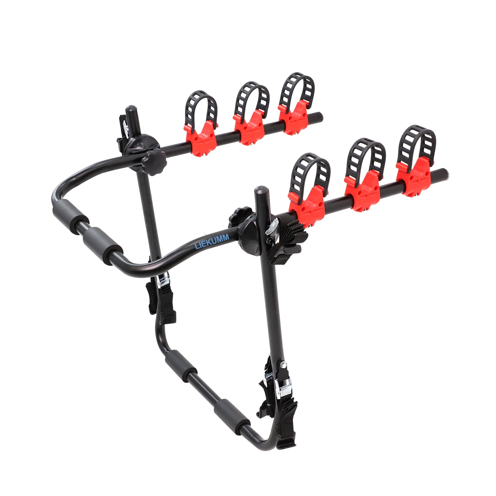 LIEKUMM 3 Bicycle Carrier Racks, Capacity 130LBS, Bike Trunk Mount Rack