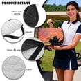 thumbnail image 5 of Uorisanigo Golf Cart Seat Covers Breathable Sunset Palm Trees Hawaiian Golf Cart Seat Cushions with 4 Front Pockets, Universal Golf Cart Seat Towel Blanket for 2 Person Seats Decoration, 5 of 6