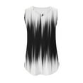 thumbnail image 4 of Tank Tops for Women under $5 Plus Size Sleeveless V-Neck Basic Casual Flowy Summer T-Shirt White M, 4 of 5