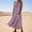 Purple, variant on ZHUGeLI Women's Summer Dresses Cotton and Linen Dress Long Sleeveless Solid Color Dress with Pocket Skirt