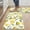 White, variant on Anti Fatigue Lemon Kitchen Rugs Mats Set of 2 Pieces Non Slip Soft Cushioned Wipeable Kitchen Mats for Floor Standing Mats, 17.3"x29"+17.3"x47", White