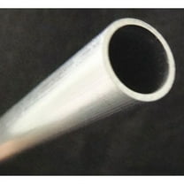 Aluminum Round Tube, Aluminum, 6061-T6 Alloy Type, 1 ft L.