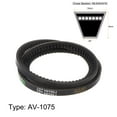 thumbnail image 2 of Unique Bargains 1075mm Inner Girth Cogged V Belt, Neoprene Rubber, 10mm Width, for Power Transmission, 2 of 6