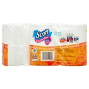 Scott ComfortPlus Toilet Paper, 12 Mega Rolls, 462 Sheets per Roll (5,544 Total)