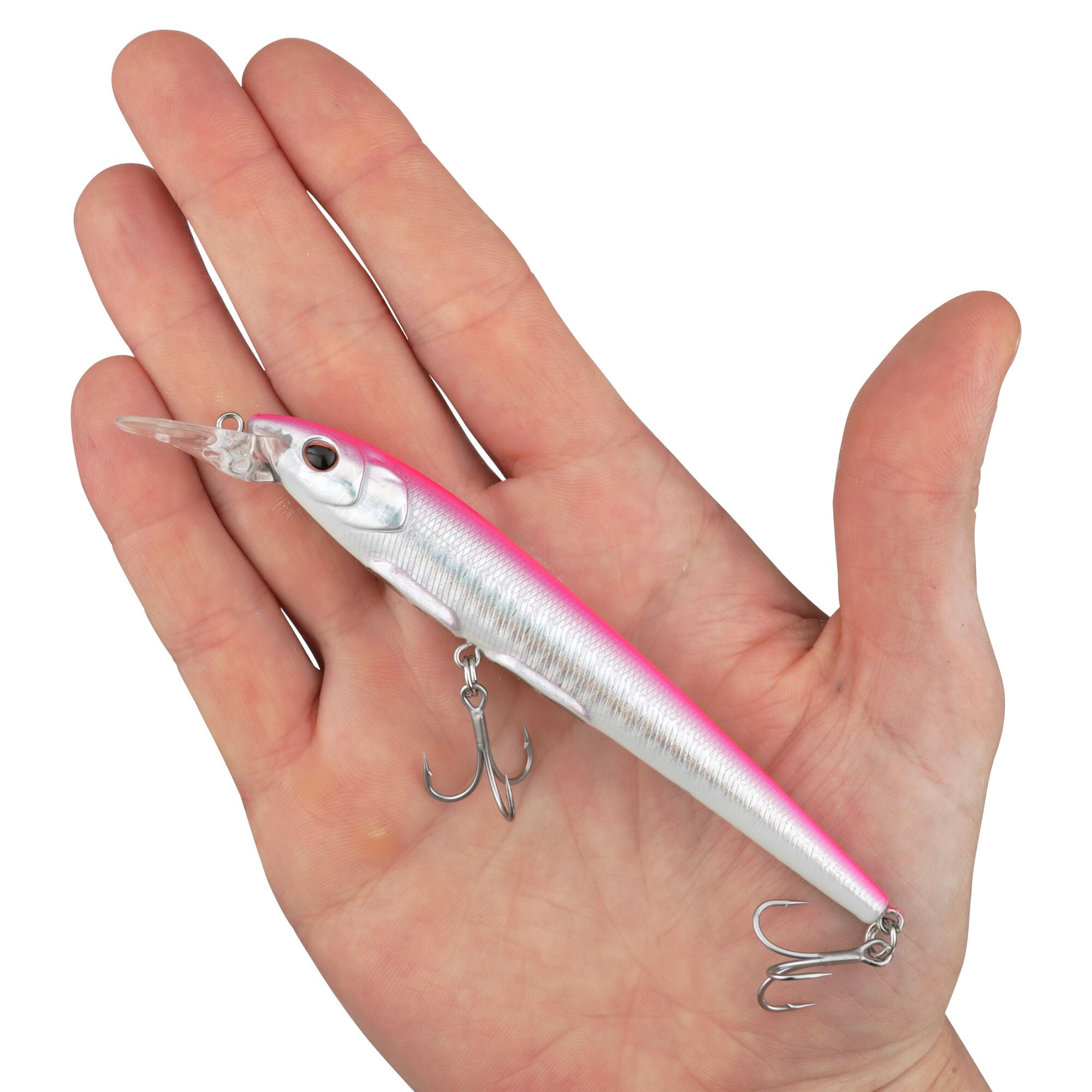 Berkley Hit Stick Saltwater, 4.7 in, Crankbaits, Pink Silver (1 Count)