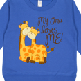 thumbnail image 3 of Inktastic My Oma Loves Me Toddler Sweatshirt, 3 of 4