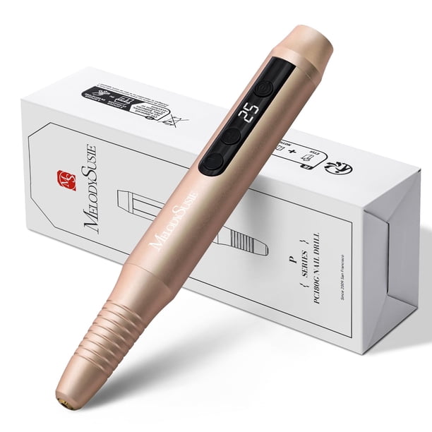 Taladro eléctrico para uñas MelodySusie Cordless PC180G 25,000 RPM