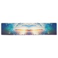 thumbnail image 2 of ABPHQTO Blue Ocean Wave Crashing at Sunrise Table Runner Placemat 40x180 cm Mantel de agua de mar para Office Kitchen Dining Wedding Party Home Decor, 2 of 3