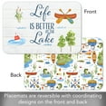thumbnail image 5 of CounterArt "Lake Living" 4-Pack Reversible Plastic Tabletop Placemats, 5 of 7