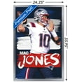 thumbnail image 3 of NFL New England Patriots - Mac Jones 22 Wall Poster, 22.375" x 34" Framed, 3 of 6