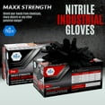 thumbnail image 5 of MEDPRIDE Maxx Strength Nitrile Industrial Gloves – Black, XX-Large, 8 Mil Thick, 1000-Pack, Powder-Free Heavy-Duty Disposable Chemical & Mechanics Gloves, 5 of 8