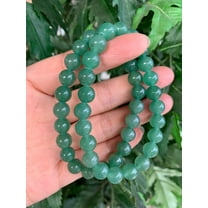 Green Aventurine Crystal Bead Bracelet 8mm, Wholesale Genuine Green Aventurine Stretch Gemstone Bracelet, Gift for Men & Women (1)