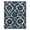 Blue, Pattern 14, variant on ODIKA 4' x 6' Machine Washable Non-Slip Area Rug, traditional floral High Traffic Rug, Blue, 963373