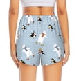 thumbnail image 4 of Uemuo Skiing penguin Bear Pattern Women's Athletic Shorts High Waisted Running Shorts with Liner Pockets Gym Elastic Workout Shorts-XX-Large, 4 of 9